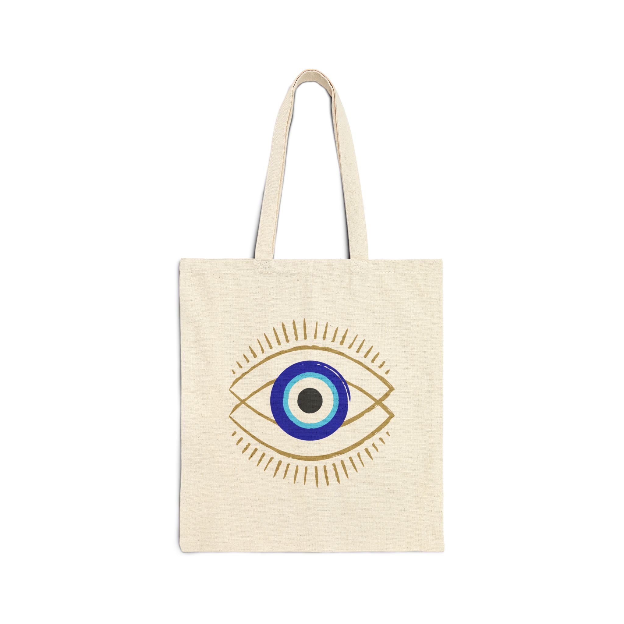 Cotton Canvas Book Tote Bag | Durable Reusable Bag for Books, Journals, Tarot Decks & Everyday Essentials