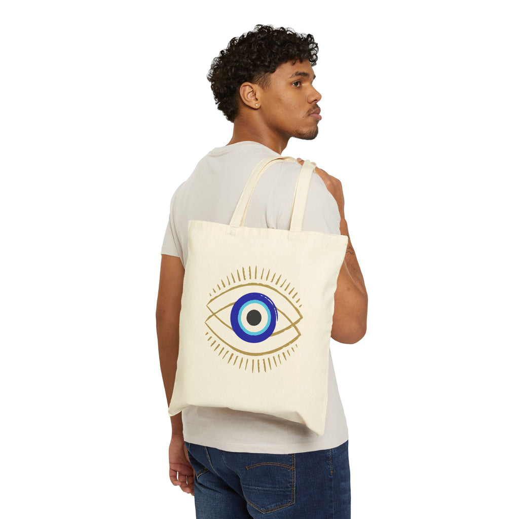 Cotton Canvas Book Tote Bag | Durable Reusable Bag for Books, Journals, Tarot Decks & Everyday Essentials